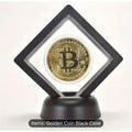 2025 Physical Bitcoin Commemorative Coin Metal Gold Plated Bit Coin Collection