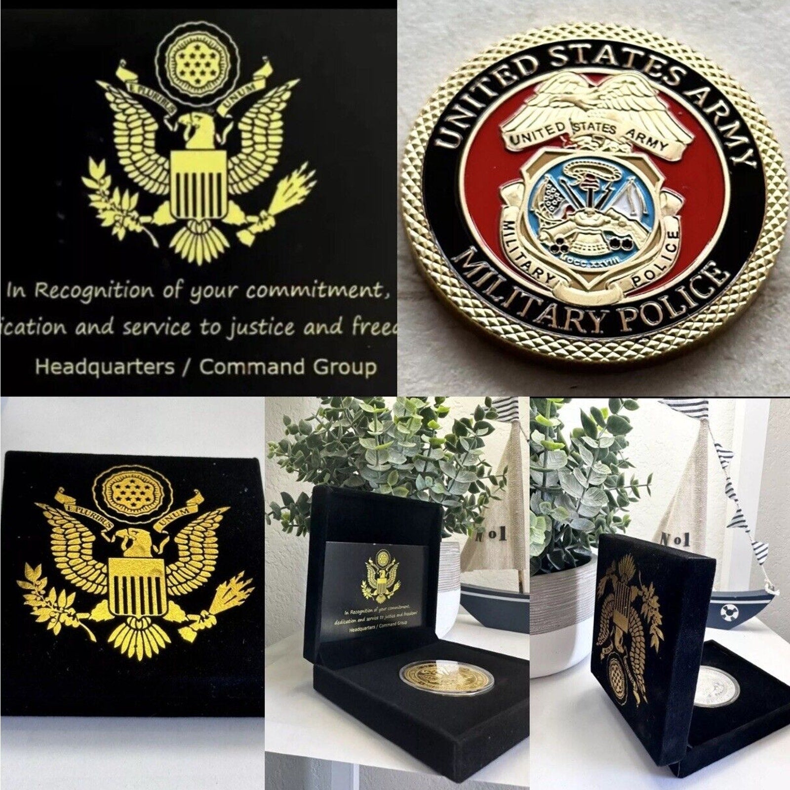 MP-Military Police Officer Army Challenge Coin US Army