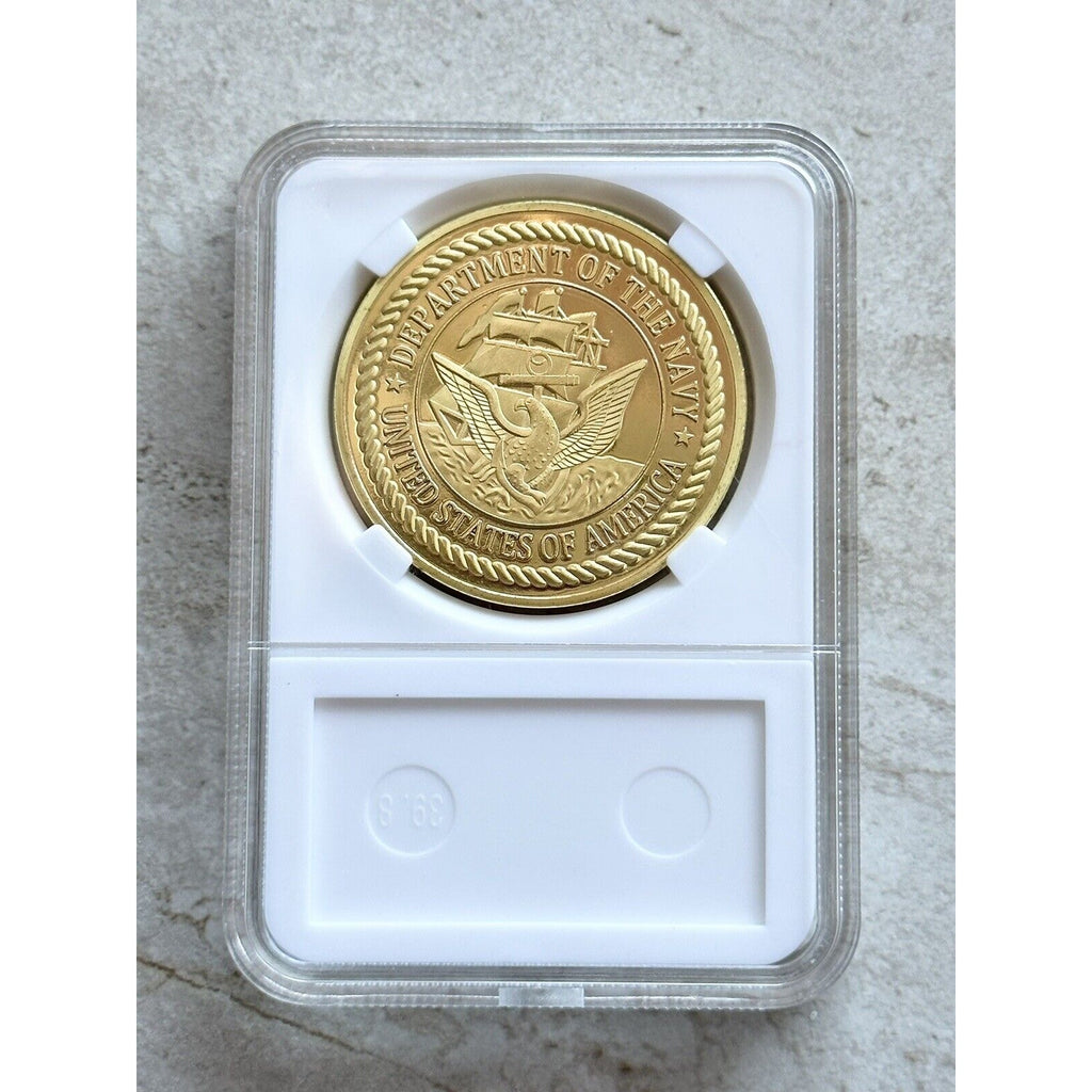 US NAVY SEAL TEAM SIX Challenge Coin - Seal Team VI With Case