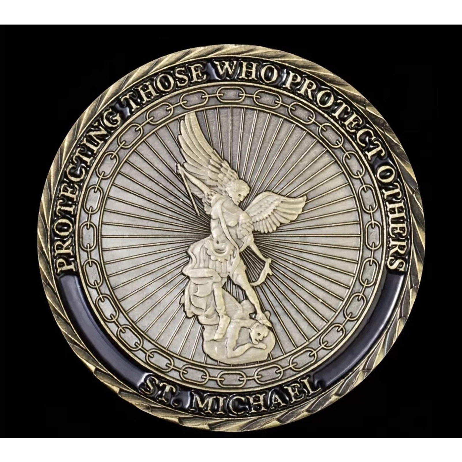 FBI Federal Bureau Of Investigation US Challenge Coin w/ Retirement Award