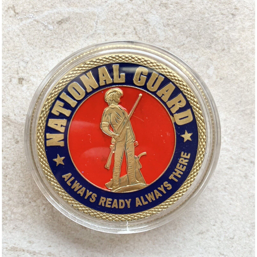 NATIONAL GUARD US Army *Always There Always Ready Challenge Coin USA-Amy