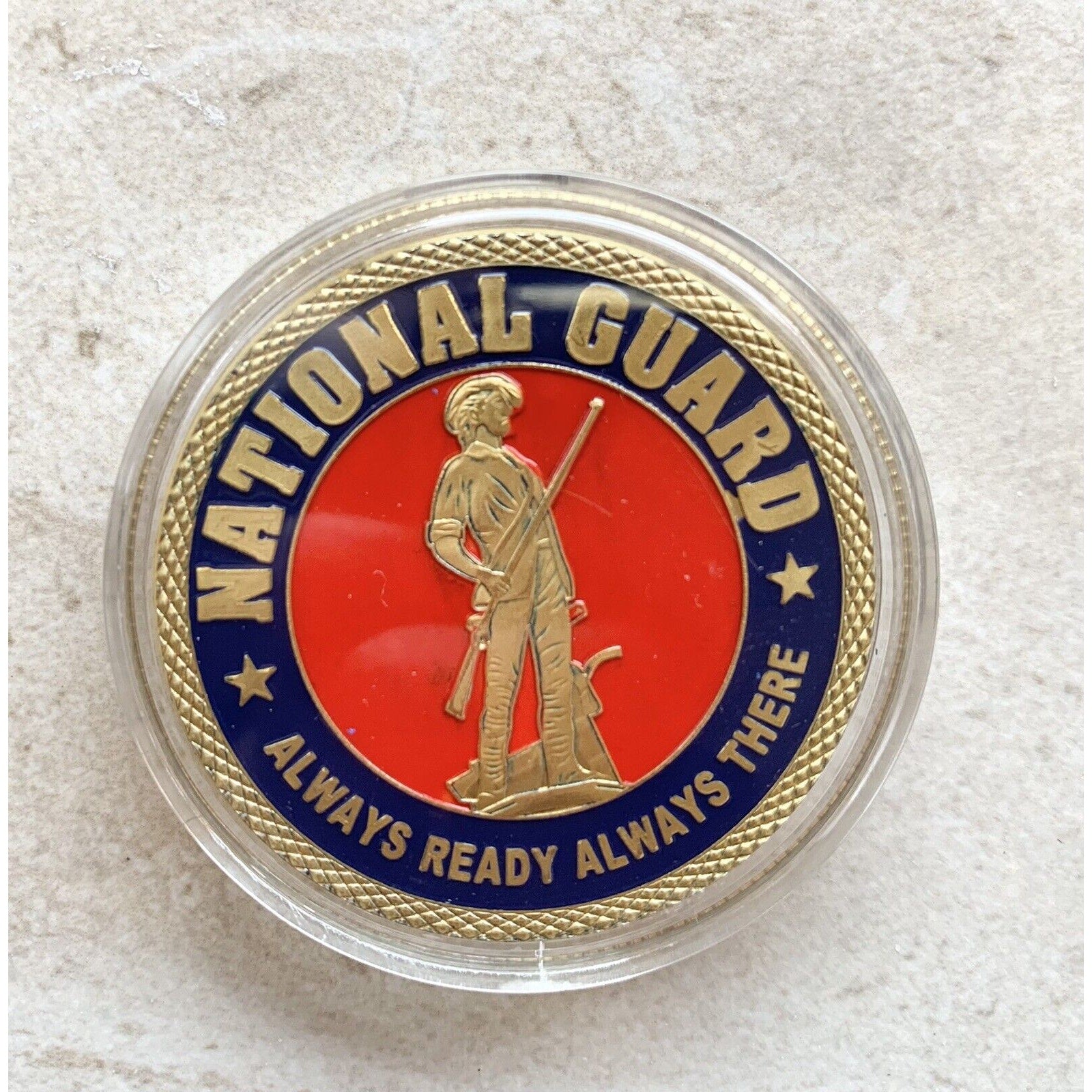 NATIONAL GUARD US Army *Always There Always Ready Challenge Coin USA-Amy