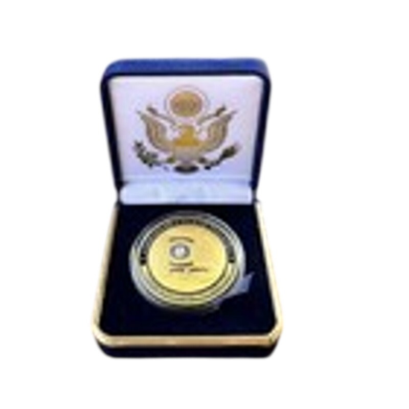 Department of Energy (DOE) Challenge Coin With Blue Velvet Case. Fast Shipping!