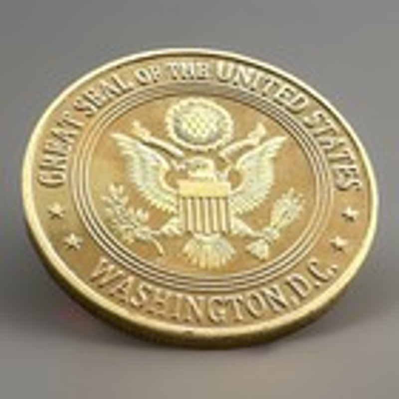 Department of Energy (DOE) Challenge Coin With Blue Velvet Case. Fast Shipping!