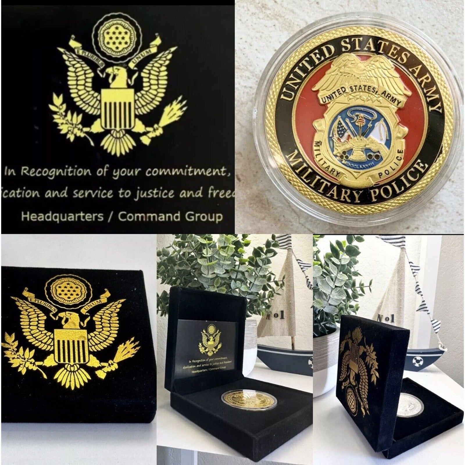 MP-Military Police Office Department Army Challenge Coin US Army