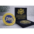 USS Hyman G Rickover SSN 709 Submarine Challenge Coin USN w/ Retirement Award