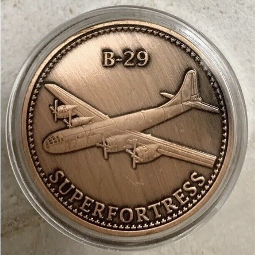 U S ARMY AIR FORCES B-29 SUPERFORTRESS (Copper) Challenge Coin USA amy