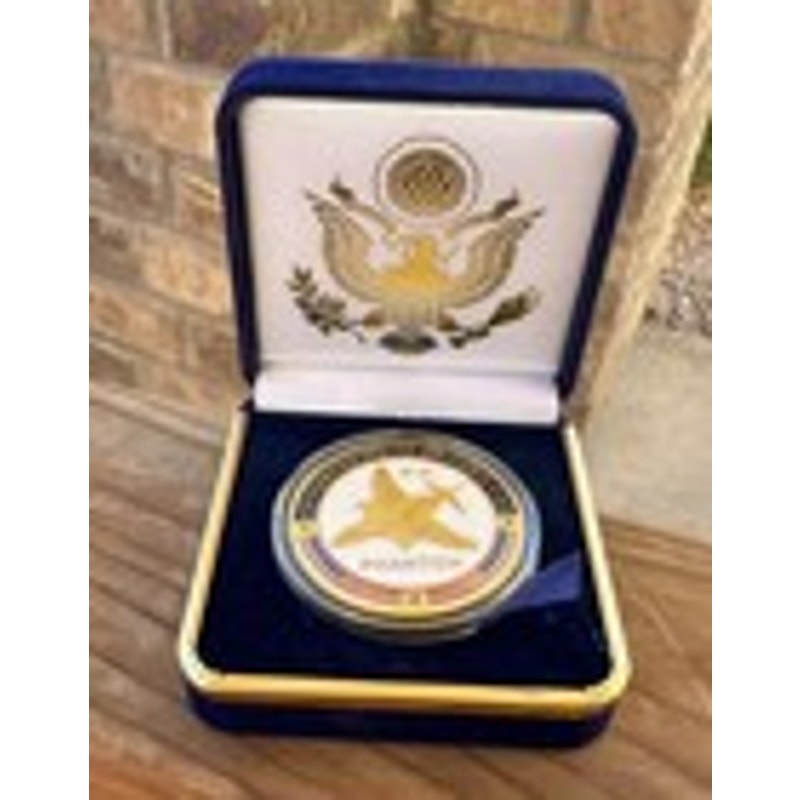 Department of Energy (DOE) Challenge Coin With Blue Velvet Case. Fast Shipping!