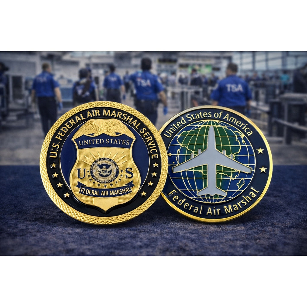 U.S. Federal Air Marshal TSA Challenge Coin ·IN STOCK· ·FAST SHIPPING·
