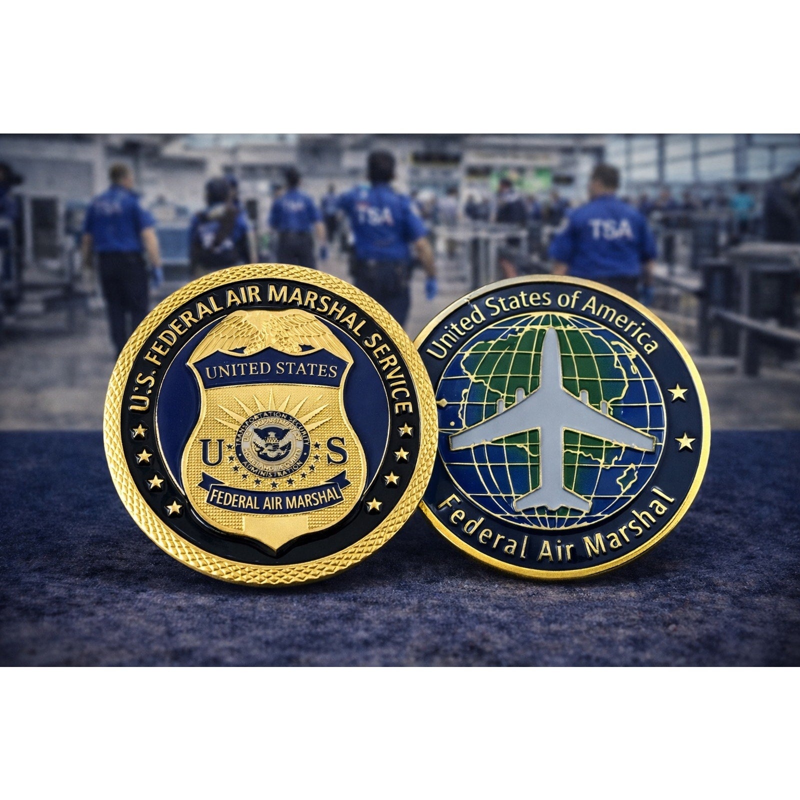 U.S. Federal Air Marshal TSA Challenge Coin ·IN STOCK· ·FAST SHIPPING·