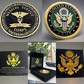 US ARMY MEDICAL SERVICE CORPS Challenge Coin With Velvet Case Retirement Award