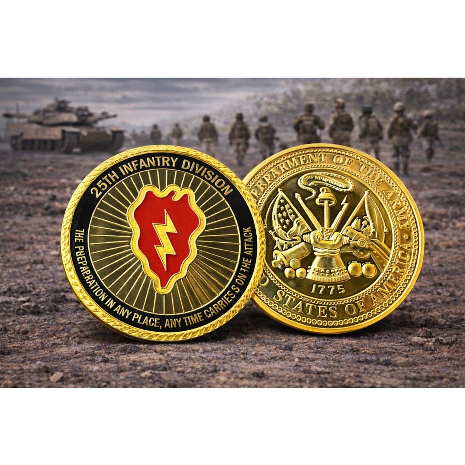 U.S. Army 25th Infantry Division Challenge Coin ·FAST SHIPPING· ·NEW·