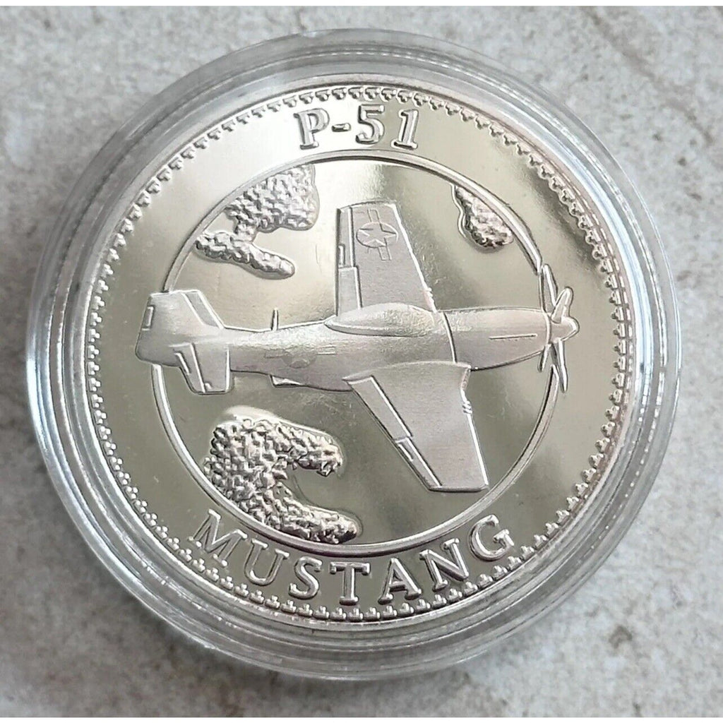 2pcs Army Rank Captain O-3 And Air Corps P-51 Mustang 1939-1945 CHALLENGE COIN