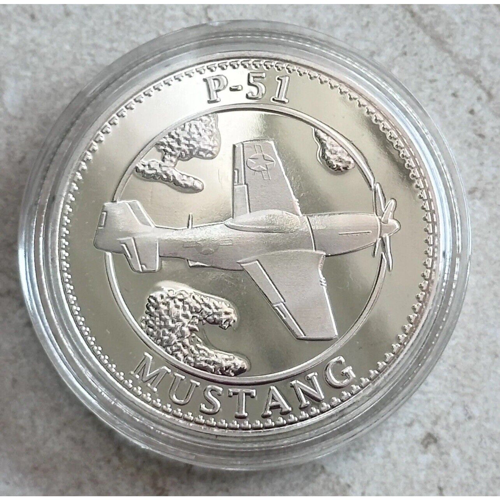 2pcs Army Rank Captain O-3 And Air Corps P-51 Mustang 1939-1945 CHALLENGE COIN