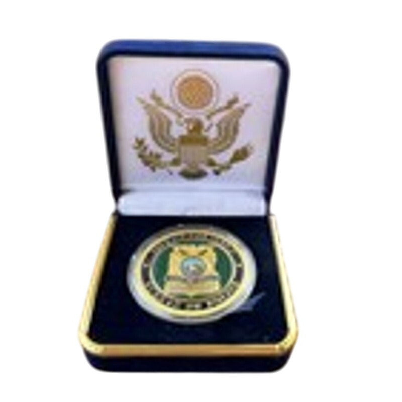 Department of Energy (DOE) Challenge Coin With Blue Velvet Case. Fast Shipping!