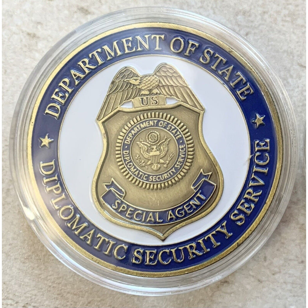 DEPARTMENT OF STATE-US Diplomatic Security Service Officer Agent Pro Team Coin