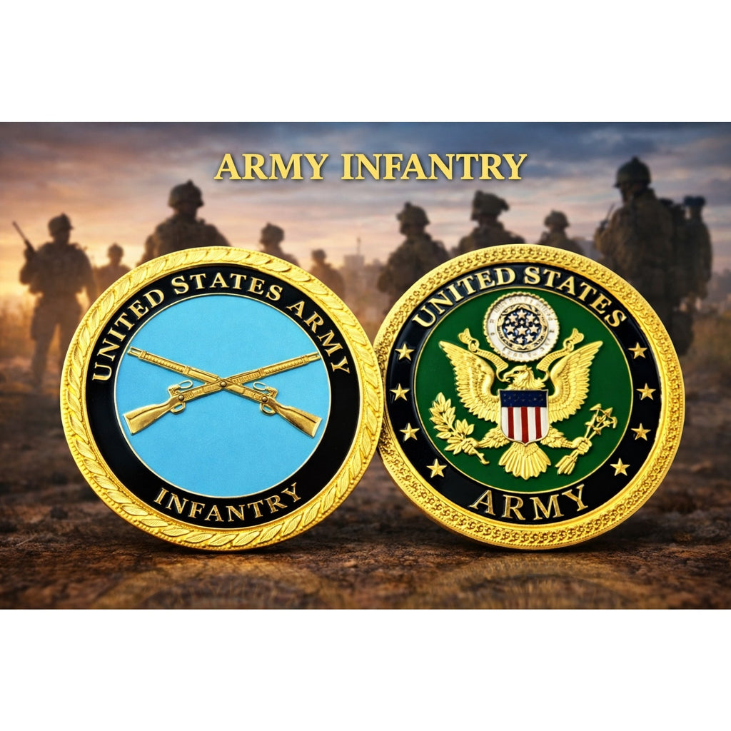 U.S. Army Infantry Challenge Coin ·FAST SHIPPING· ·NEW·