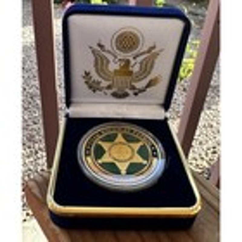Utah Highway Patrol Challenge Coin With Blue Velvet Case. New! Fast Shipping!