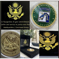US ARMY XVIII AIRBORNE CORPS Sky Dragons Challenge Coin USA AMY