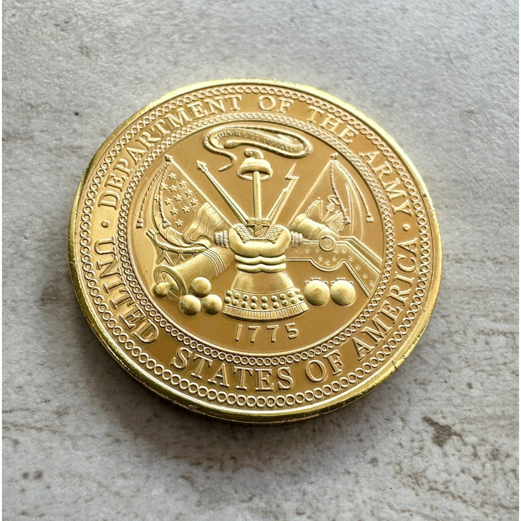 CHALLENGE COIN US ARMY E-7 SFC SERGEANT FIRST CLASS w/ Retirement Award