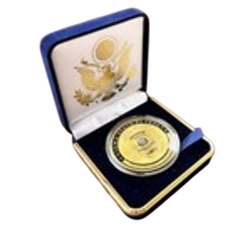 Department of Energy (DOE) Challenge Coin With Blue Velvet Case. Fast Shipping!