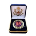 Department of Energy (DOE) Challenge Coin With Blue Velvet Case. Fast Shipping!