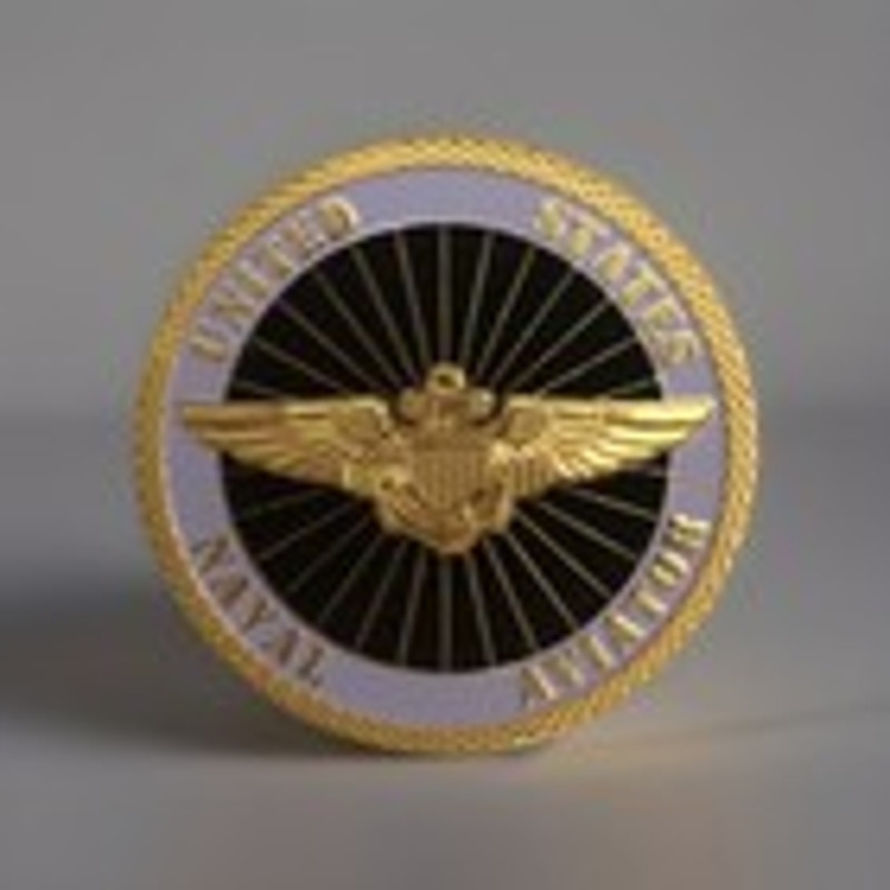 USN NAVAL AVIATOR WINGS PILOT TOP GUN AVIATION Tom Cruise Coin Keychain NAVY US