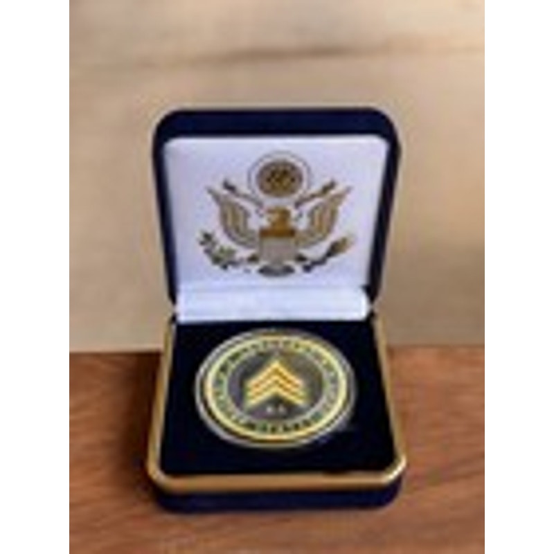 Department of Energy (DOE) Challenge Coin With Blue Velvet Case. Fast Shipping!