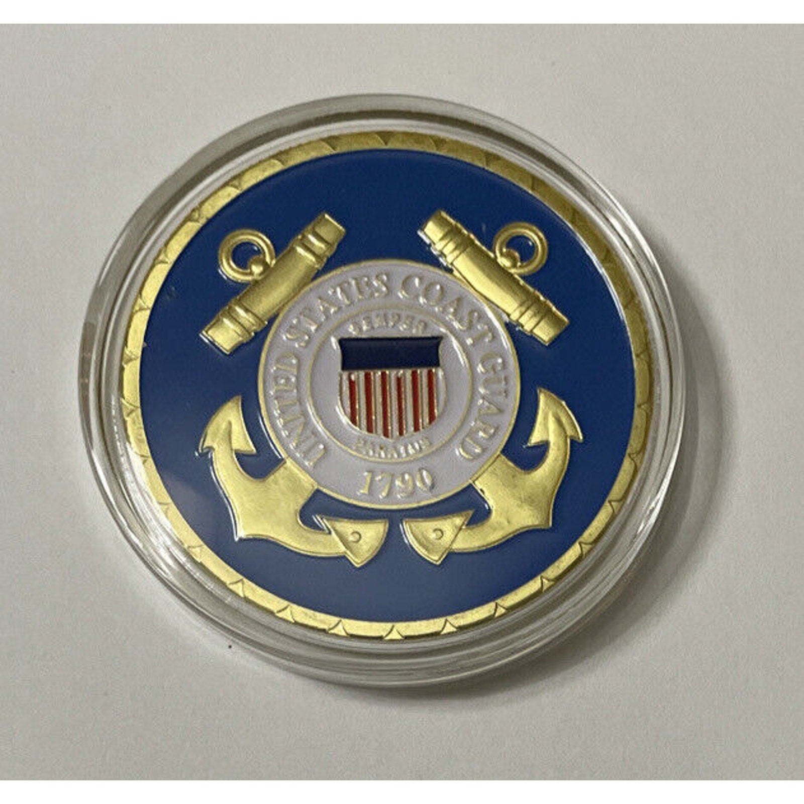 CGIS COAST GUARD INVESTIGATIVE SERVICE SPECIAL AGENT GOLD CHALLENGE COIN