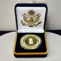 Department of Energy (DOE) Challenge Coin With Blue Velvet Case. Fast Shipping!