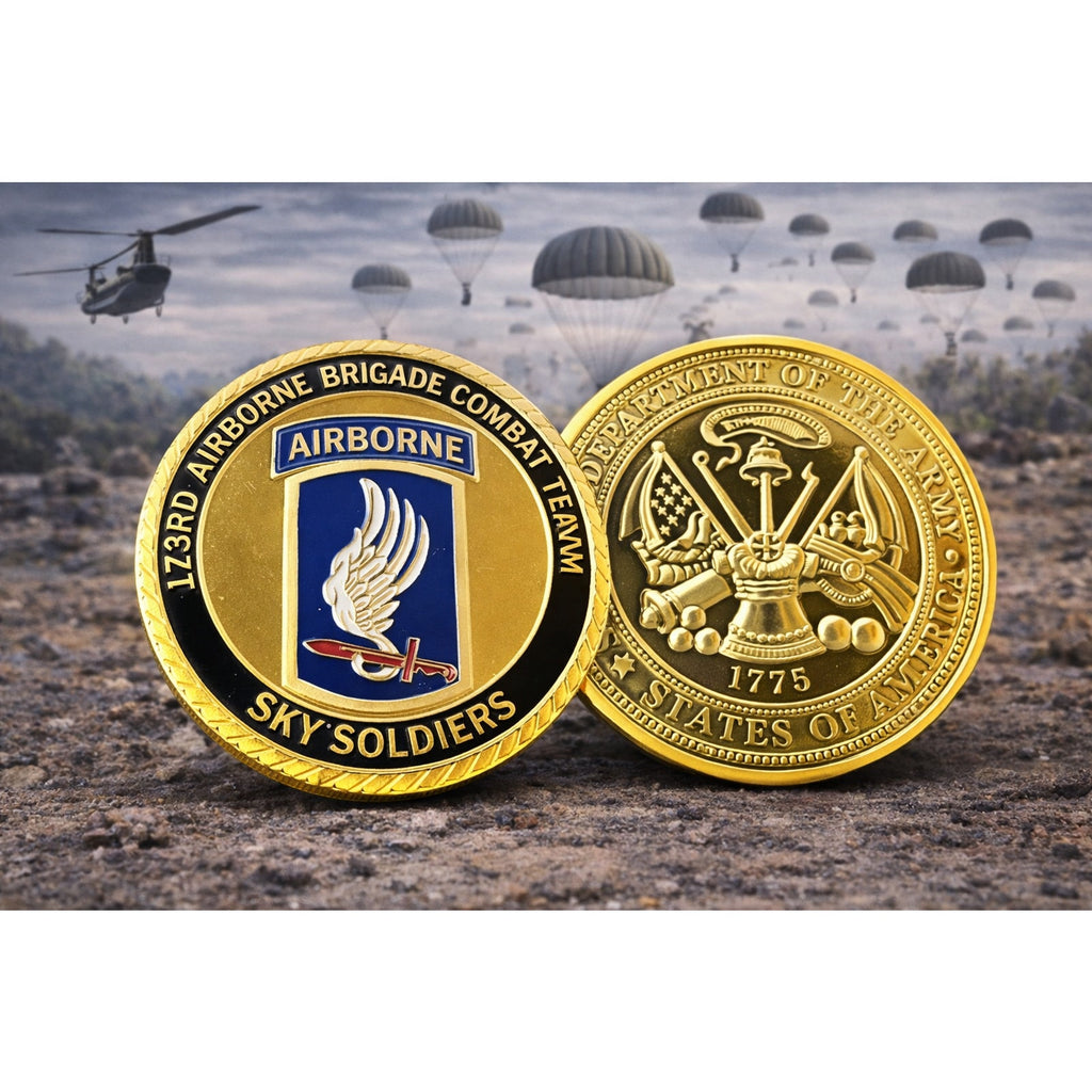 U.S. Army 173rd Airborne Brigade Combat Team Challenge Coin ·FAST SHIPPING·