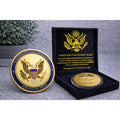 United State Embassy Jerusalem Israel Challenge Coin w/ Retirement Award