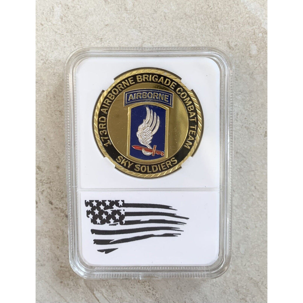 Army 173rd Airborne Brigade Challenge Coin