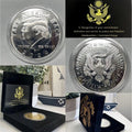 Donald Trump Coin Take America Back SILVER PLATE Coin With Retirement Award