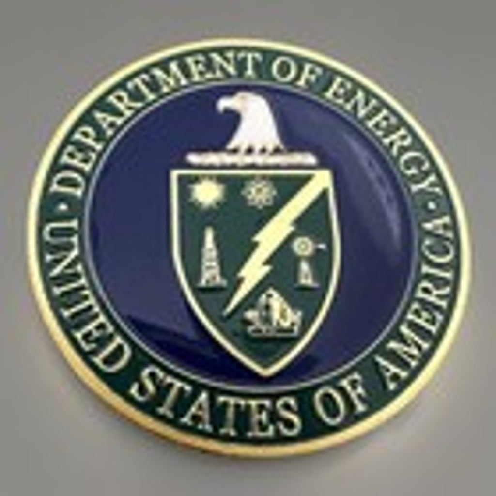 Copied - Department of Energy (DOE) Challenge Coin With Blue Velvet Case. Fast Shipping!