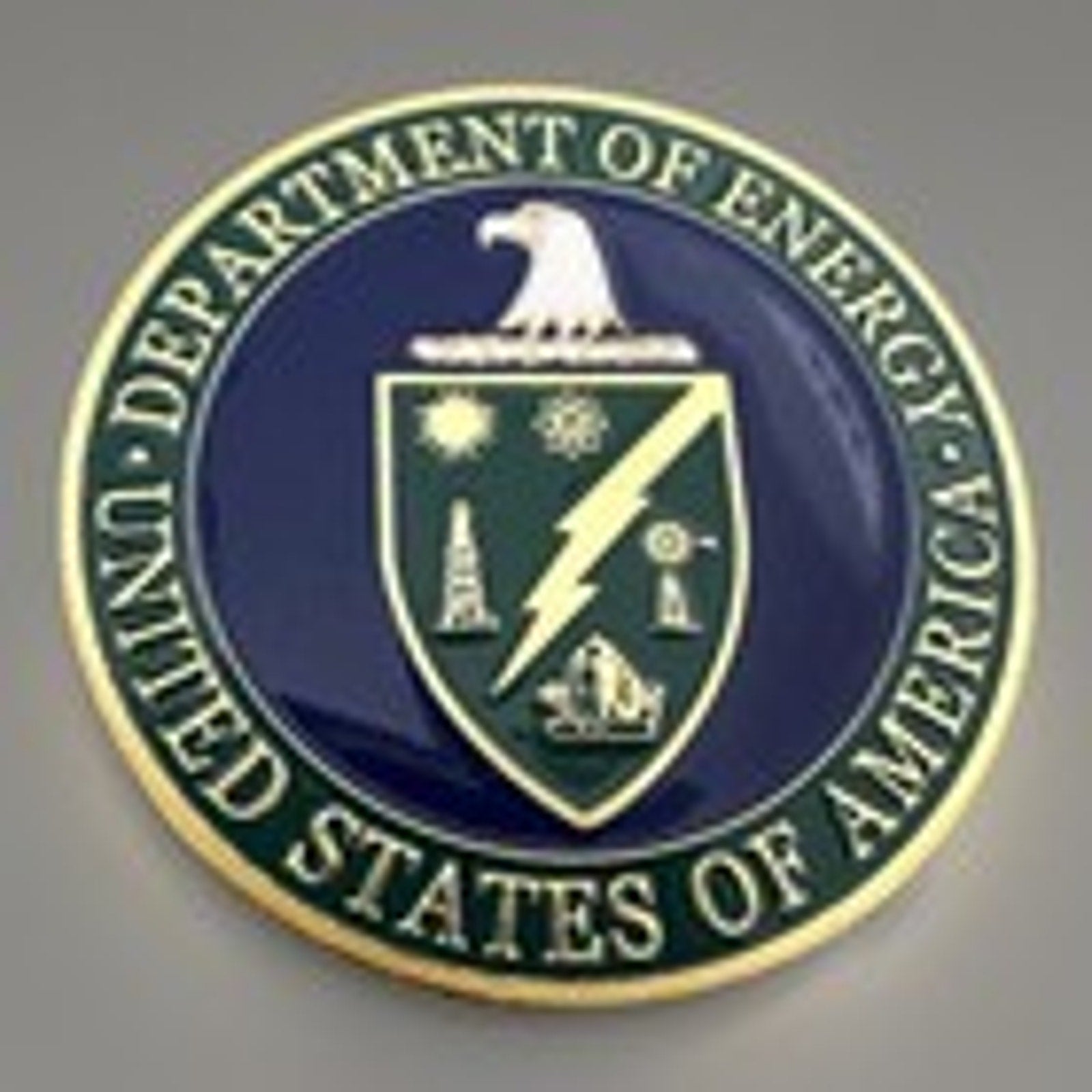 Copied - Department of Energy (DOE) Challenge Coin With Blue Velvet Case. Fast Shipping!