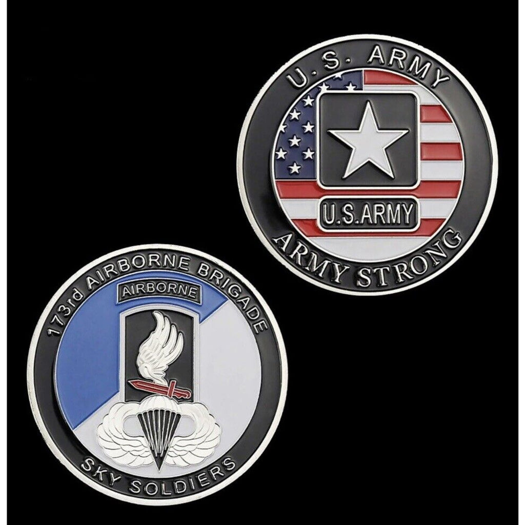 Army Paratrooper SF 173rd Airborne Brigade With Credential coin holder wallet