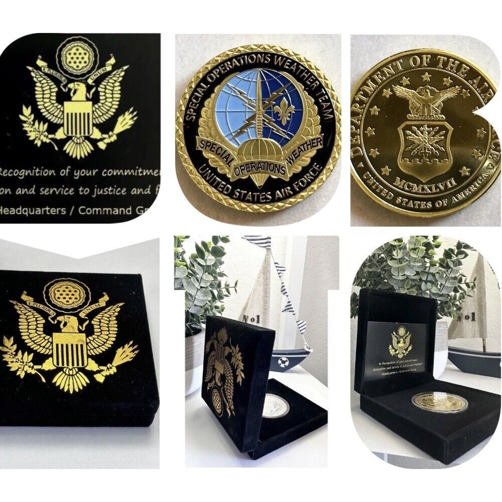 U S AIR FORCE SPECIAL OPERATIONS WEATHER TEAM Challenge Coin USA AF