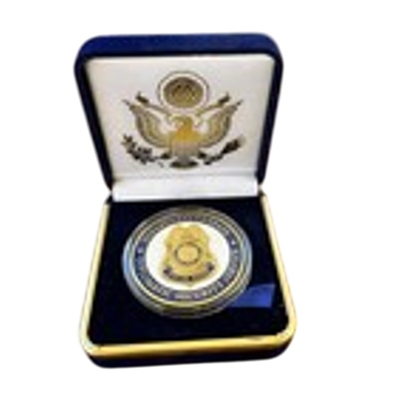 Department of Energy (DOE) Challenge Coin With Blue Velvet Case. Fast Shipping!