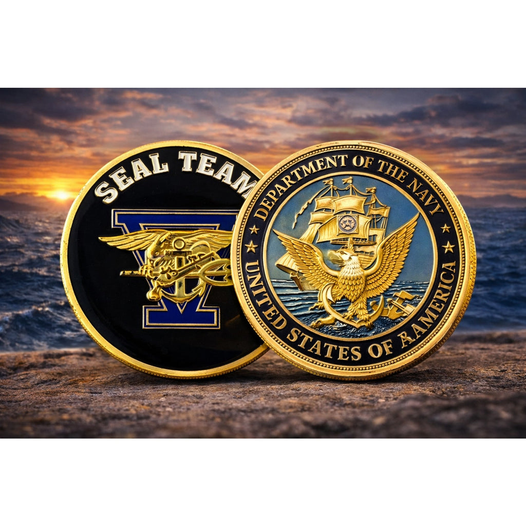 US NAVY SEAL TEAM FIVE Challenge Coin ·FAST SHIPPING· ·NEW· with case