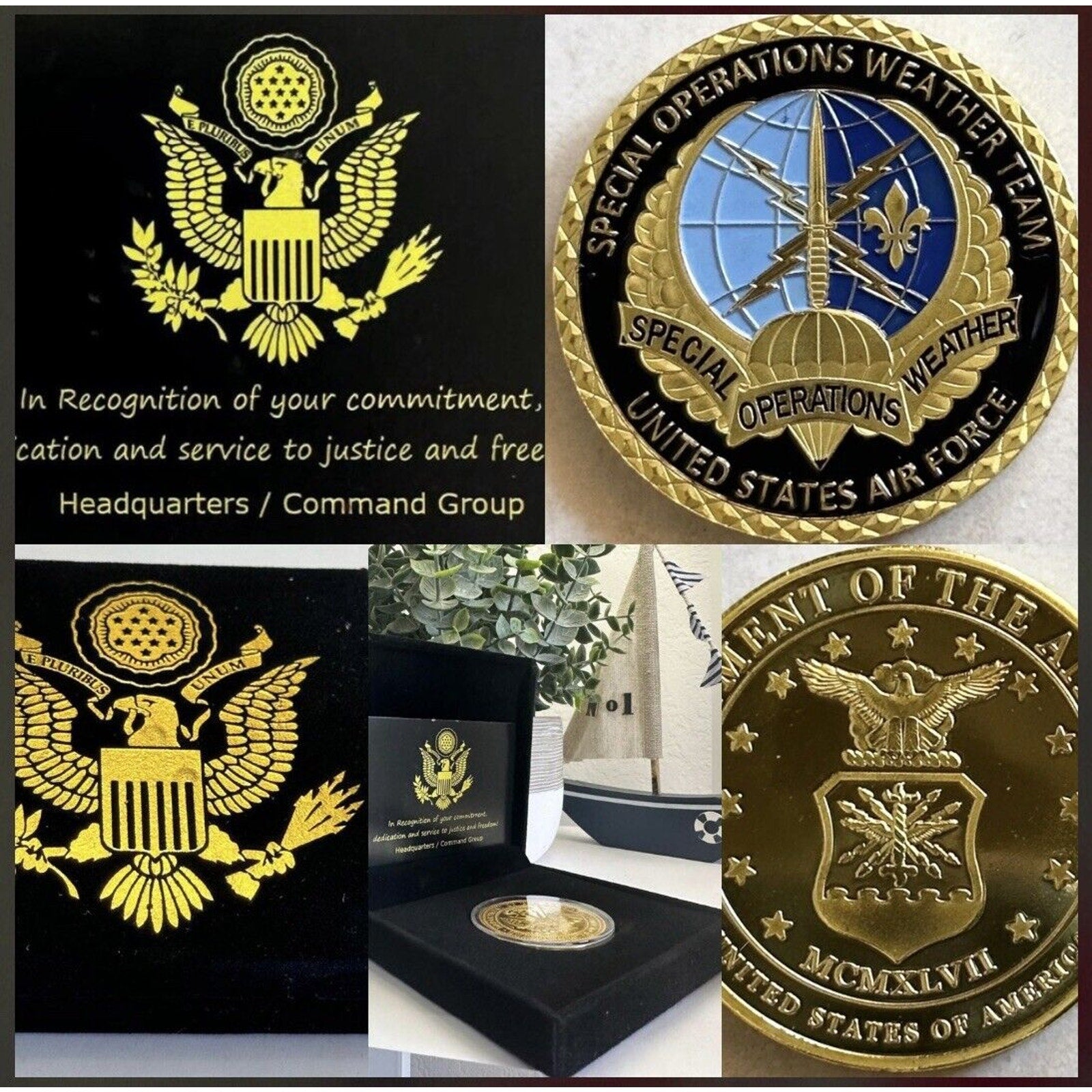 U S AIR FORCE SPECIAL OPERATIONS WEATHER TEAM Challenge Coin USA