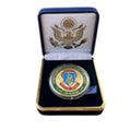 Department of Energy (DOE) Challenge Coin With Blue Velvet Case. Fast Shipping!