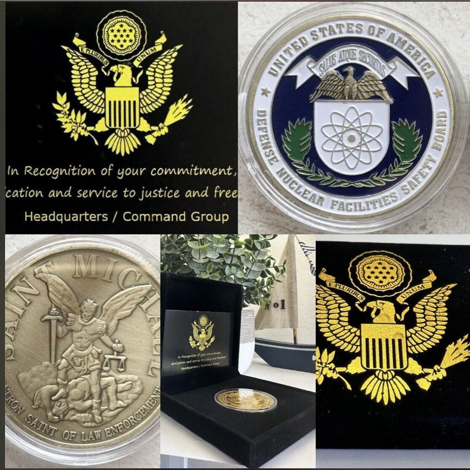 UNITED STATES DEFENSE NUCLEAR FACILITIES SAFETY BOARD CHALLENGE COIN USA