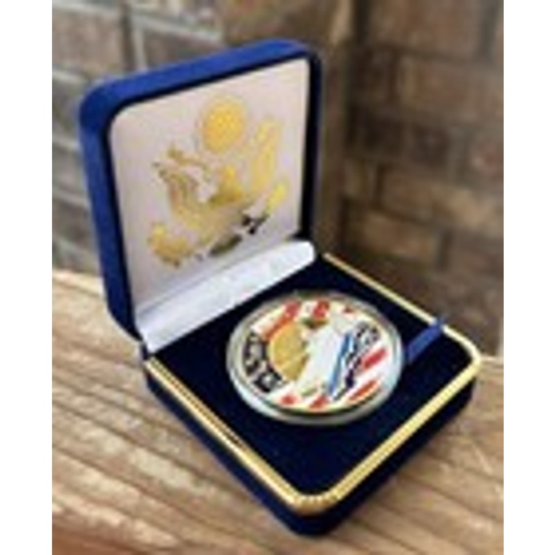 Department of Energy (DOE) Challenge Coin With Blue Velvet Case. Fast Shipping!