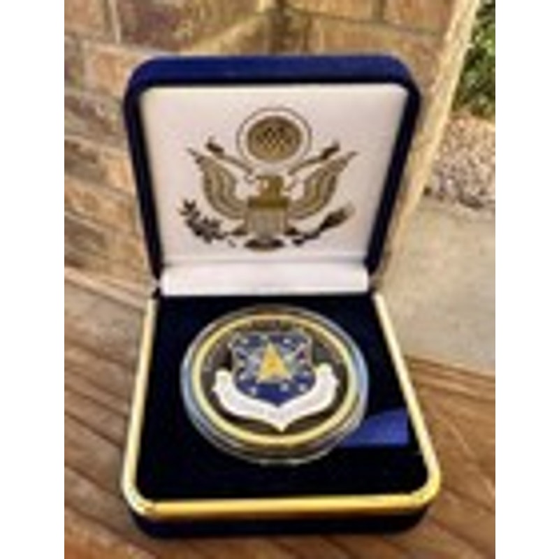 Department of Energy (DOE) Challenge Coin With Blue Velvet Case. Fast Shipping!