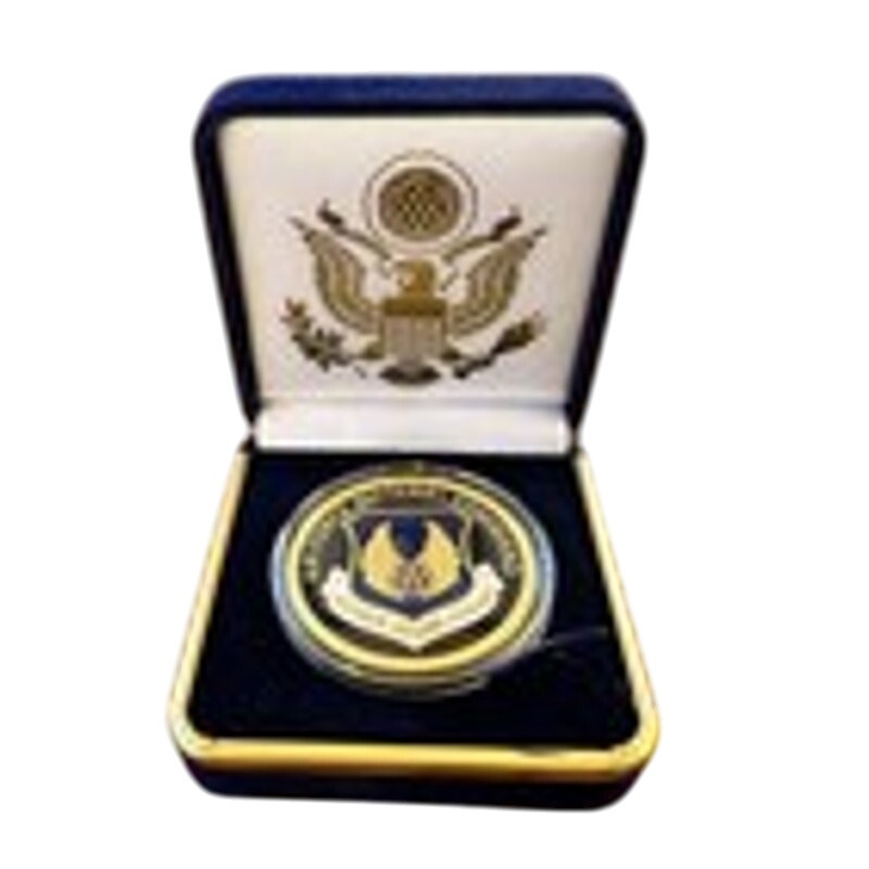 Department of Energy (DOE) Challenge Coin With Blue Velvet Case. Fast Shipping!