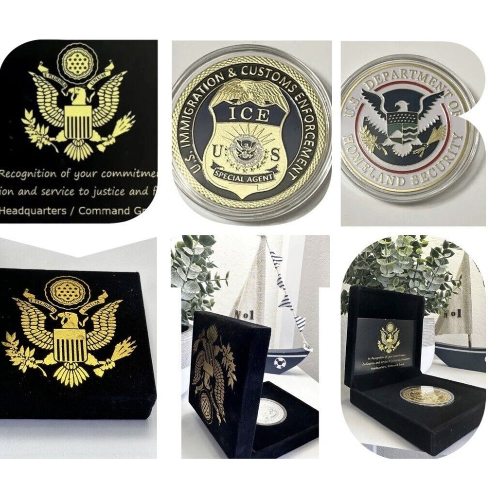 US Immigrations and Customs Enforcement Challenge Coin - USA