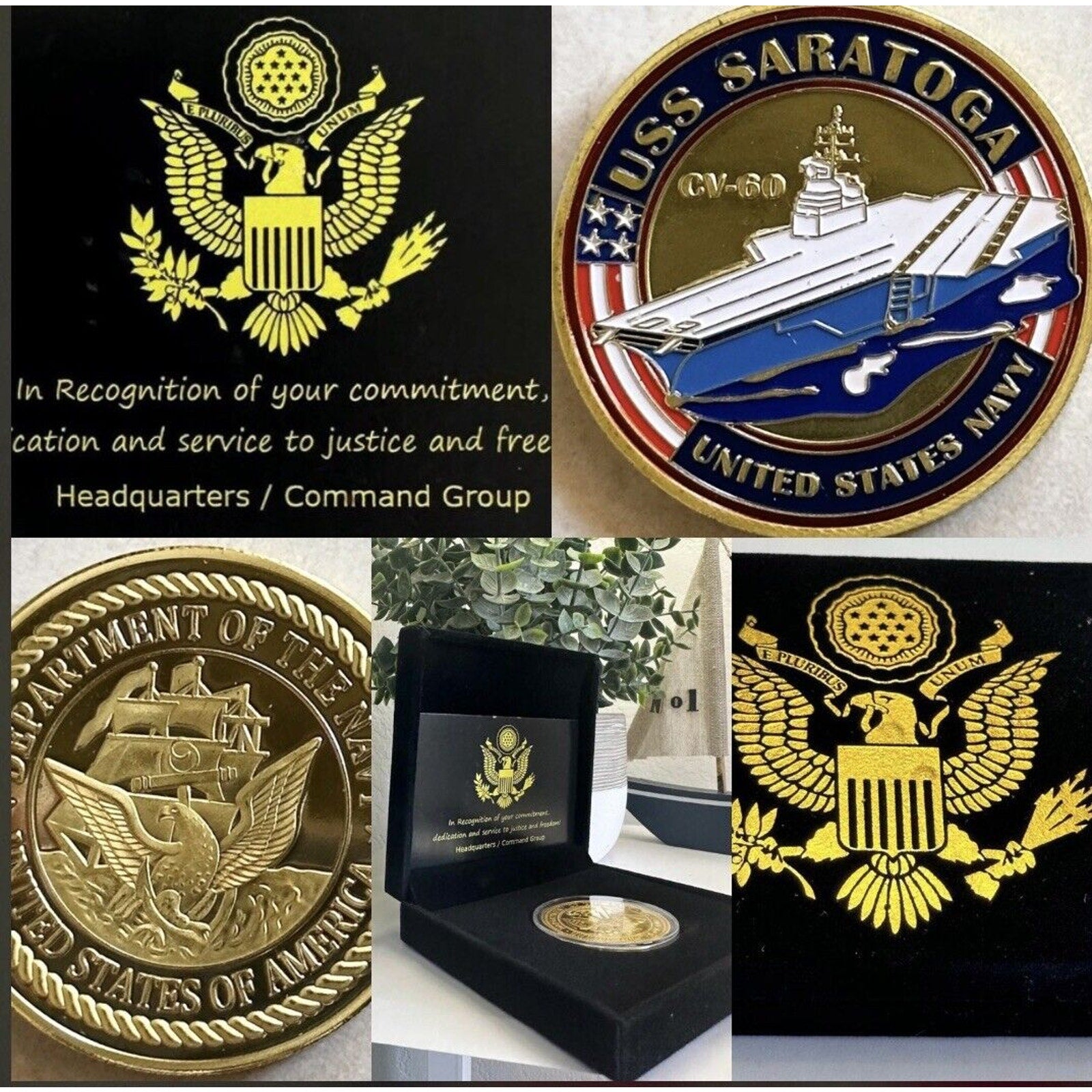 US NAVY - USS SARATOGA - CV-60 - USA