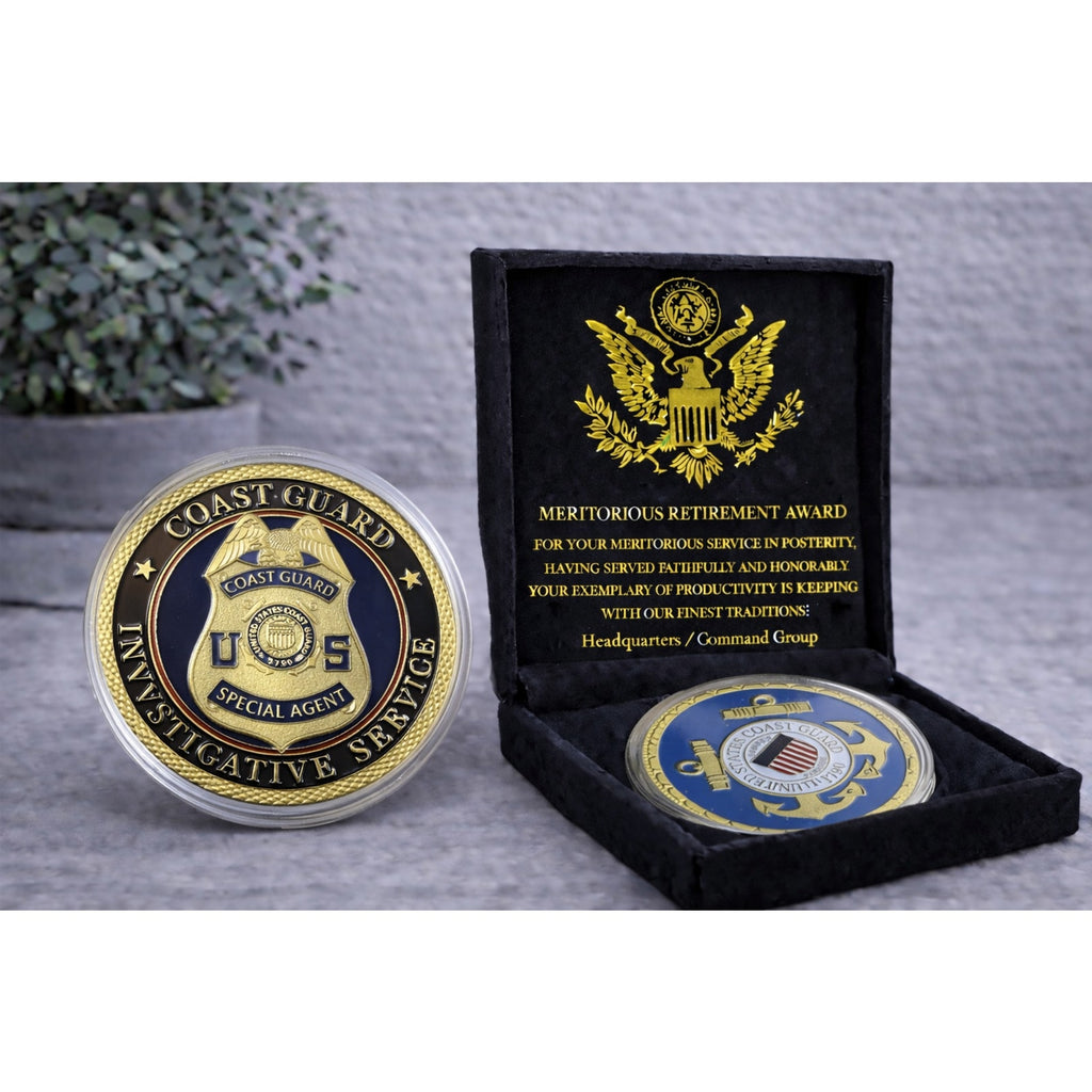 U.S. COAST GUARD Investigation Service Special Agent w/ Retirement Award
