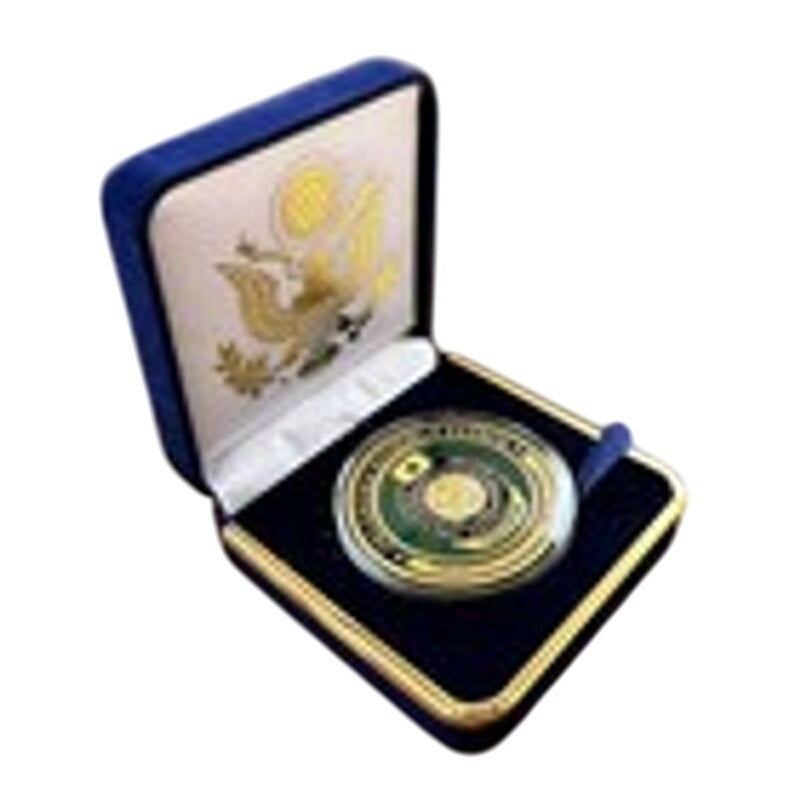 Department of Energy (DOE) Challenge Coin With Blue Velvet Case. Fast Shipping!
